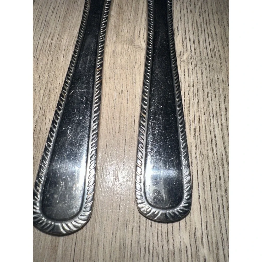 4 PCs Dinner Knives Solid Wallace ASHCROFT Stainless China 9 3/8